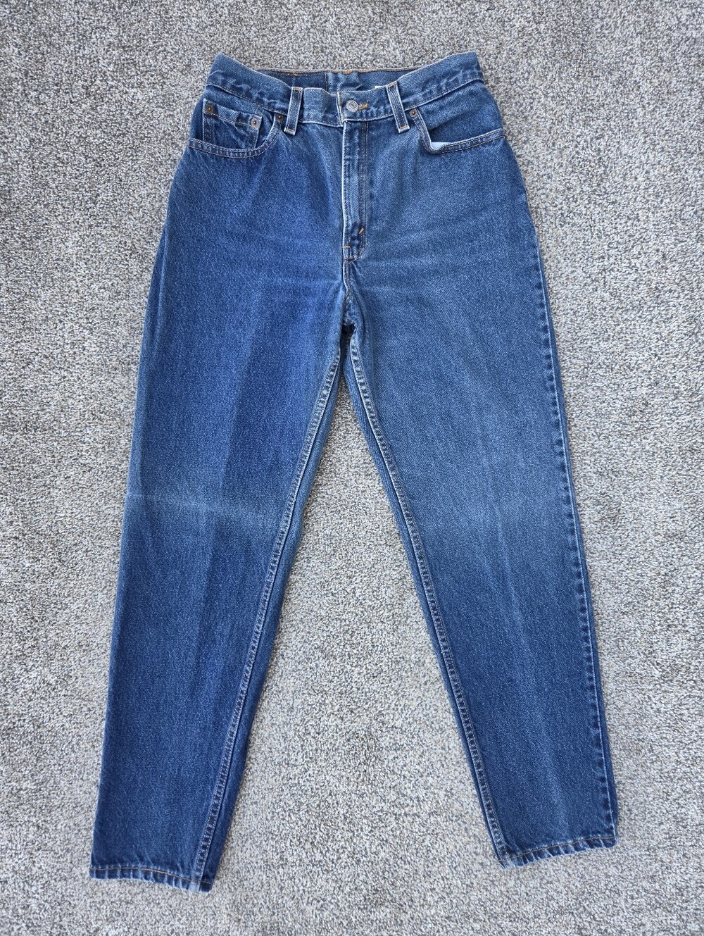 VTG Levi's 550 Relaxed Fit Tapered Jeans Womens 8 Made in USA Blue 100% Cotton